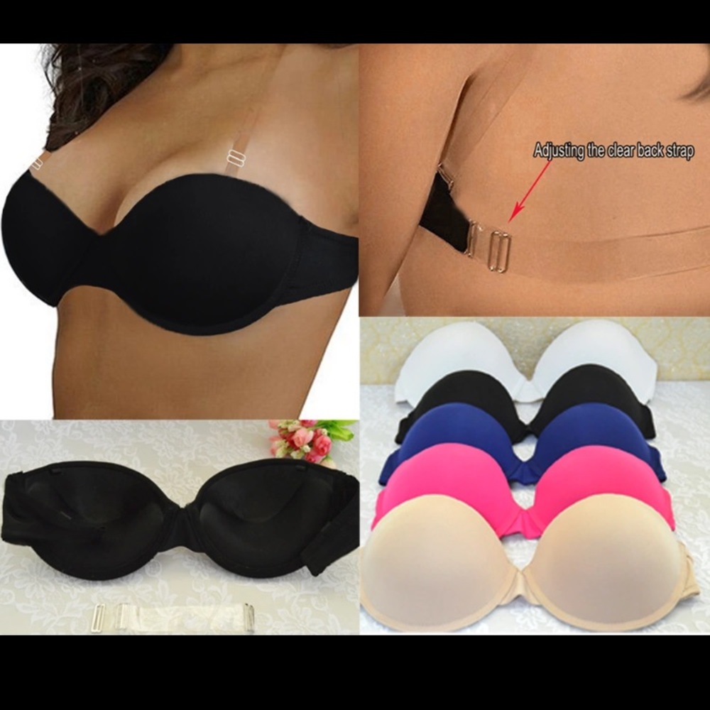 NUDE Backless & Strapless PushUp Bra